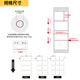 
Multi-standard PP synthetic paper self-adhesive label paper 40 width special sign waterproof oil-proof commercial price sign certificate warehouse can not tear barcode printing paper 40*15-Double row 5800 sheets item number-1049