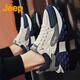 Jeep Herrenschuhe 2025 Neue Saison Mode Outdoor atmungsablöschbare lässige Schuhe Fahren Wanderschlneaker Wanderschuhe Männer 1428 Mailand [Lederoberfläche] 41