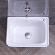 Lefit (lfte) bathroom ceramic wash mop pool balcony mop trough household Taiwan controlled large, medium and small mop basin courtyard mop pool 5053 Taiwan controlled drain delivery to home