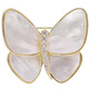 Violet Butterfly Brooch High-end Women's Exquisite Corsage 2022 New Style Pin Suit Mother's Day Gift Gold