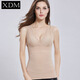 
Xiong Diming [no wear bra with chest pad] Warm vest for women with autumn and winter plus velvet thickened body and body beauty. Single-piece skin color XL80-105Jin [Jin equals 0.5 kg]