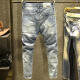 Zhidou Dou Jeans de color claro Nine Punta Slim Slim Feet Pants Pantalones de estilo Coreano Mendigo de moda Mendido Reped de Flin Style 9767 30