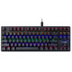 Rapoo V500PRO-87 mechanical keyboard Wired wireless home office e-sports game Full key without impact PBT injection molding keycap V500PRO-87 multi-mode [tea shaft]