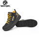 WEFOX Weihuji fishing shoes non-slip breathable lightweight fishing shoes wear-resistant felt-sock sea fishing shoes outdoor reef fishing shoes WDX1050/black gold one size 42
