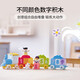 乐高（LEGO）积木拼装得宝10954 数字火车大颗粒积木桌儿童玩具生日礼物