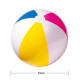 INTEX59030 inflatable beach ball children's toy ball beach ball baby toy four-color inflatable ball 61cm