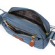 Dongxuan Mom's Change Key Small Sac en tissu nouveau Version coréenne Nylon Mini Bag des femmes d'âge moyen Haze Bleu