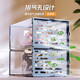 Nature House Shoe Box Storage Box Transparent Thickened Shoe Cabinet Drawer-Type Folding Indoor Dustproof Household Doorway Space-Saving Artifact 6 Pack Can be Installed Within 45 Sizes Environmentally Friendly and No Odor