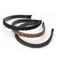 Sarara wig headband wide edge pigtail headband anti-slip with toothed hair bangs hair clip hair accessories press spring SN9227 black