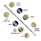 DAIWA TOUGHHUNTER TOUGHHUNTER 37 adjustable fishing rod imported hand rod green fish wild fishing 7.2m [New model]
