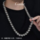 GsunG platinum men's necklace new line wrapped beads PT950 necklace men's large platinum bead chain priced by gram contact before bidding