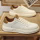 
Xingchangwang small white men's shoes thick sole comfortable and breathable trendy and versatile white casual men's sports running shoes student shoes Men's casual shoes - khaki 42