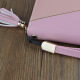 Shuguoer (SHU GUO ER) contrasting color splicing long wallet for women's clutch women's new fashion Japanese and Korean pink #C311