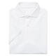 Season 5 SMART FIVE heavy double bead floor short-sleeved POLO shirt men's ice silk pure white light luxury business shirt collar daily commuting T white D757 L (weight recommended 66-75kg)