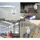 Hikvision Überwachungskamera 6-Zoll-Hochdefinition im Freien 360-Grad Panoramic Cloud Billard Machine Smart Zoom Factory Farm Farm Commercial Security Monitor [2 Millionen + 23 Zoom + Netzteil] 6223iw-d