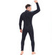 Swimming speed YonSub 5mm wetsuit for men, one-piece warm, deep diving professional cold protection, thickened scuba frogman thermal insulation, deep sea, black XL