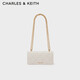 CHARLES/KEITH Diamond Chain Small Square Wallet Bag Women's Bag Birthday Gifts Gifts to Girlfriend CK6-10680924