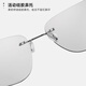 Jiaboli rimless sunglasses for men, color-changing polarized ultra-light sunglasses for driving, anti-UV night vision glasses for fishing and driving