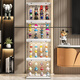 Sailotou storage display stand display box acrylic transparent dust-proof box display cabinet zp9 transparent white-upgraded version-two pack