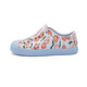 Native children's clogs Jefferson series peach print outdoor beach shoes ultra-light breathable children's shoes women's slippers light blue | peach | cloud blue 33 (children's shoes 215mm)