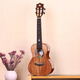 Ajima ajima voll einzelner Tiger Muster Acacia Holz Vollende einzelne studentische Kinder Kinder Kleine Gitarre A6 Anfänger Ukulele Helles Modell 26-Zoll Original-Soundmodell