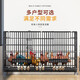Yuhualuo Chicken Cage Household Indoor Family Chicken Cage Outdoor Breeding Cage Large Extra Large Folding Chicken Nest Chicken Coop Chicken Cage Bold Style Package Three
