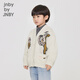 Jnby by JNBY parent-child clothing sheep wool Jiangnan Buyi children's clothing autumn cardigan jacket boys and girls 1N9311450 058 green gray white 110 cm