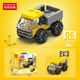 Lele Brothers six-in-one multi-spelling building blocks for boys and children assembled intellectual toys military aircraft carrier tank armored vehicle SWAT heavy engineering vehicle 10-in-1