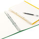 König Jim A5 Handheld Lose Leaf Book Business Office Notizbuch Notizbuch Tagebuch Spulenbuch 9854teh-gs hellblau