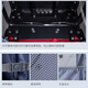 
SHENGSHISABER Swiss Army Knife Group Trolley Case Student Oxford Cloth Suitcase Universal Wheel Men and Women's Travel Box Large Capacity 1713 Black 24 Inches