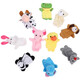 East Tiandi Eltern-Kind Interaktive Tier Finger Puppe Plüsch Finger Puppen Spielzeug Kindergarten Komfort Puppenhandschuhe Tier Fingerspeicher [zehn Finger Tierstil]
