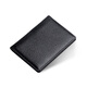 Lai Card Card Pack Visitenkarte Clip Ultra-dünn Cowide Card Pack Männer- und Frauenkarten-Clip-Bank-Karten-Paket-Lizenz-Paketpakete Pack Pack Wallet Männer schwarz (mit 1 Big Banknote)