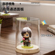 Yingsi style blind box storage display stand Popmart single doll display box popmart acrylic ornaments hand cabinet large size free fixing glue 1 piece