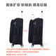
SHENGSHISABER Swiss Army Knife Group Trolley Case Student Oxford Cloth Suitcase Universal Wheel Men and Women's Travel Box Large Capacity 1713 Black 24 Inches