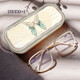 Новый китайский стиль бокал бабочек коробки in in in value myopia kaceles box cute очки для хранения очков для женщин солнцезащитные очки коробка