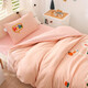 BlueBlue Type A washed cotton kindergarten quilt three-piece set pure cotton spring and autumn towel embroidery for children entering kindergarten with nap core set Washed cotton towel embroidery Cute Carrot Rabbit-HL (Type A pure cotton) three-piece set (excluding core)