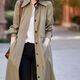 Pier Cardin Thin Temperament Windbrecher für Frauen 2025 Frühlings- und Herbst neue koreanische Version kleiner Mantel vielseitiger Hemdjacke mit mittlerer Länge grau braun m