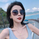 Angelamiao Polarized Sunglasses Women's Classic Versatile Driver Sunshade Large Frame Slimming Sunscreen Sunglasses Chinese Valentine's Day Gift