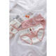 Kommandant Bear Pure Cotton Unterwäsche für Frauen Japaner gedruckter Baumwollschritt atmungsaktiven süßen und niedlichen Student Mid-T-Waist Slip Sommer Dünner Japanisch 9214 Paket 4 m