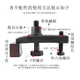 Xile Kangfei 45 # Vis de type T en acier / punch / moule Plaque de presse et boulon ferreux M10121416182022242730 45 # Vis de type T en acier M14100
