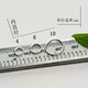 江浸月银耳环 耳圈女手工制作粗鼻环男加粗唇环实心圈养耳扩耳堵SN6197 粗度1.0（内直径4mm）一对