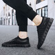 Changxiang Huili Old Beijing Clate Shoes Мужская обувь 2025 Летняя воздухопроницаемая мягкая подошва-сетчатая туфли Lazy People Peader Feed Casual Shoes Men FH-Jingyi-TL-915 Black 42
