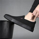 Monide brand canvas shoes men's trend new breathable large size men's shoes one foot lazy shoes men 48M5888-1 black 40