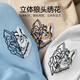 
Seven Wolf Short-sleeved T-shirt for men in summer cool cotton POLO base shirt for men in business casual temperament cool short T men's top 701 khaki L 170/88A