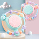 
Kenlun Baby Hand-Shaped Drum Toys Baby Music Drum Early Education Children 0-1 year old 6 months and above 36 early education Rocking Hand-Shaped Drum Pink Charging Version