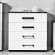 Preda Kabinettstür-Handle moderne einfache schwarze Schrankgarderobe verlängerte Türgriffe Schublade Einloch Haushalt Hardware Griff 6225b-64 mattschwarz