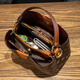 Ji Shizhe Light Luxury Brand-Tasche Frauenbeutel Frauen One-Shoulder Crossbody Eimer Bag Geschenk zum Geburtstag der Frau Chinesische Valentinstag Geschenk Extravagantes Buchstaben Kaffee (groß)