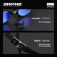SWANS swimming goggles professional women's large frame racing anti-fog high-definition men's coating training triathlon swimming SR81M-2 black