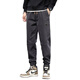 Spechthose Herren Sommer dünne Schlanke Fit Arbeithose Loose Trendy Marke Vielseitige Mode Casual Hosen 689 Dunkelgrau 4xl