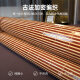 Anjiren natural ecological carbonized water-milled bamboo green bamboo mat double single seat 180*195cm [double-sided foldable]